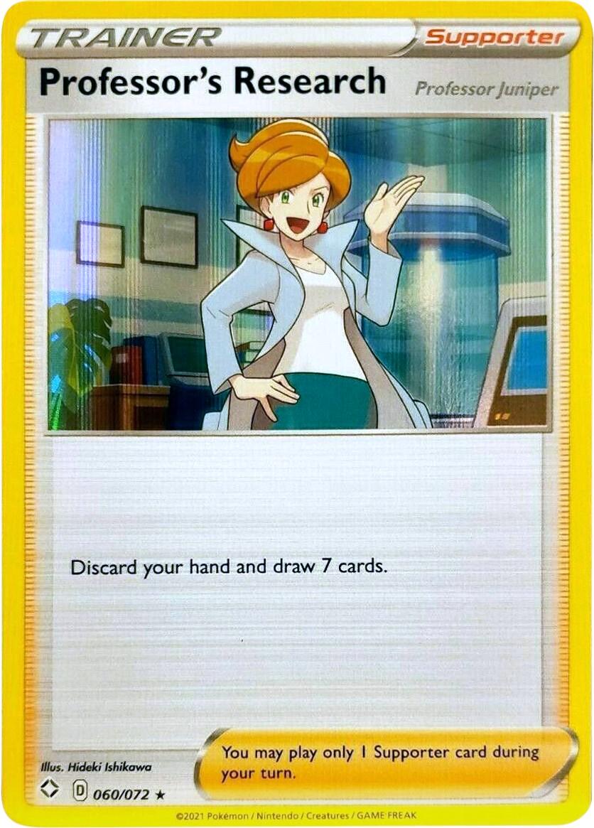 Shining Fates Professor's Research [Holo] Pokémon card